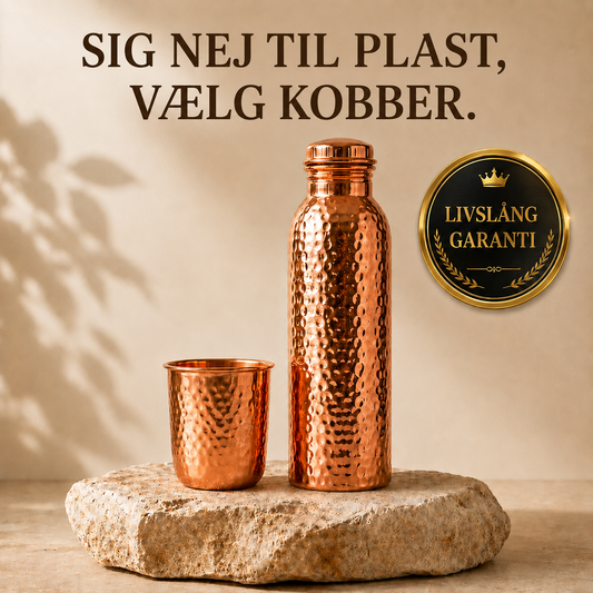 Med Nordic™ – Kobberflaske | Naturligt renere vand – helt uden plastik